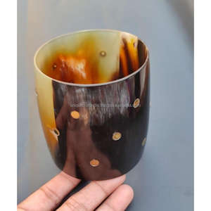 Acoplamiento de cuerno LatestVintage | Carpintería de cuerno de búfalo de estilo de mediados de siglo con esmalte natural para uso de decoración clásica | Suministro al por mayor - Product Image 6