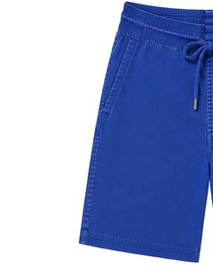 Pantalones Cortos Bermuda Casuales para Hombre, Color Azul Rey, Personalizados, con Cordón, Ligeros, de Corte Holgado, Mezcla de Algodón, para Playa - Product Image 3