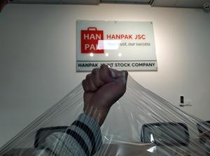 RECOMMANDE Rouleau de main de film étirable Type standard OEM d'origine vietnamienne Impression par héliogravure personnalisée PE biodégradable au meilleur prix - Product Image 3