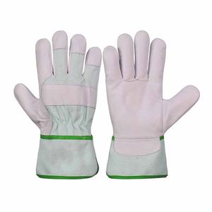 Guantes de Trabajo de Cuero Vacuno de Primera Calidad Resistentes al Calor, Guantes de Jardinería Suaves y Cómodos, Diseño de Logotipo Personalizado - Product Image 2