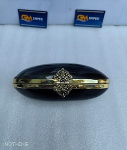 Bolso de mano hecho a mano de alta calidad con cuerno de búfalo real, elegante diseño de amor de GM Impex - Product Image 3