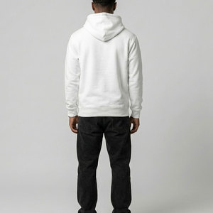 Best Quality 100% Cotton Long Sleeve <b>Men</b> Fashion Hoodie Washed Ribbed Cuffs Front <b>Pouch</b> Pocket Breathable Eco-Friendly Casual - Product Image 2