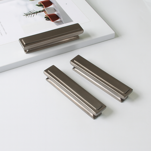 Tiradores de Gabinete Modernos y Minimalistas de Aleación de Zinc Duradera, Acabado Níquel Satinado, para Cocina, Baño y Armario - Product Image 2