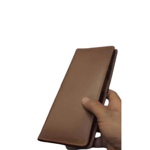 Portefeuille court en cuir véritable, couverture pour chéquier, plusieurs compartiments, emplacements pour cartes, fermeture à double pli pour l'organisation quotidienne des hommes - Product Image 4