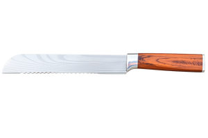 High Quality Handmade Damascus Steel Serrated Bread Chef's <b>Knife</b> PRESTIGE BLADES Ambidextrous Brushed Finish Dishwasher <b>Safe</b> - Product Image 6
