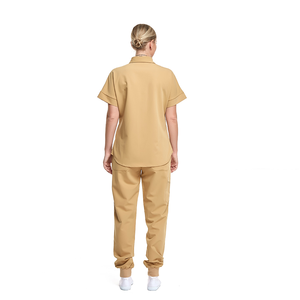 Uniforme de Enfermera para Mujer, Diseño Personalizado al por Mayor, Estilo Jogger, Elástico, con Cierre, Spandex - Product Image 2