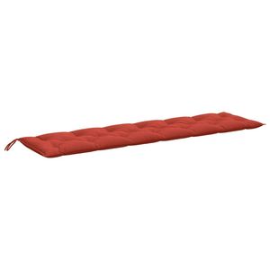 Cojín para Banco de Jardín de Poliéster Rojo Melange de 78.7 x 15.7 Pulgadas, Cojines y Almohadas para Exteriores - Product Image 5