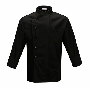 Vestes de chef personnalisées avec logo, couleur au choix, légères, confortables, à double boutonnage et bordure rayée - Product Image 4