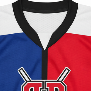 Dernier design original de maillot de hockey sur glace unisexe, nom et numéro d'équipe personnalisés imprimés, 100% polyester respirant de haute qualité - Product Image 3