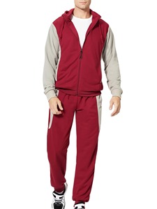 Men Tracksuit 2 Piece Casual Long Sleeve Zip up Jacket and Pants Set Athletic Tracksuits Sports <b>Jogging</b> <b>Suits</b> - Product Image 4