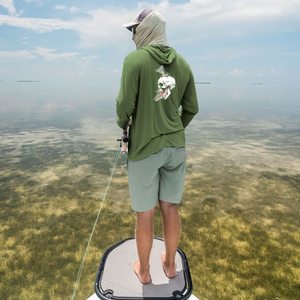 Sudadera de pesca con diseño personalizado, protección solar, manga larga, para hombre, de secado rápido, a precio económico. - Product Image 3