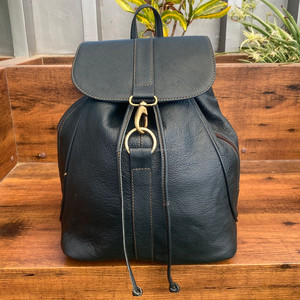 Haute qualité en cuir véritable cordon sac à dos randonnée décontracté sport sac à dos en gros affaires voyage sacs à dos pour unisexe - Product Image 3