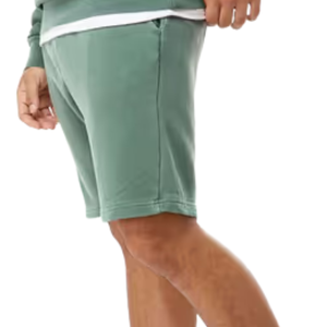 Shorts en molleton décontractés pour hommes, taille élastique, poches latérales, ourlet ouvert, décontracté, personnalisé, vente en gros, fabricant OEM, fournisseur, bas de tenue B2B - Product Image 6