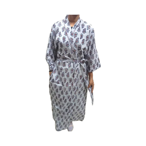 Indian hand block cotton long wear bath robe <b>kimono</b> woman and man stylish <b>beach</b> <b>cover</b> <b>up</b> <b>kimono</b> floral printed printed <b>kimono</b> on - Product Image 1