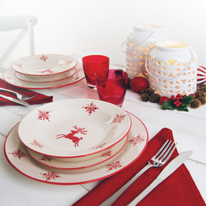 Set di 6 bicchieri da vino rosso Excelsa Happy Color 8x8x9,5 cm, colore rosso - Product Image 2