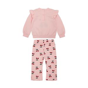 Conjunto de 3 Piezas de Sudadera de Manga Larga y Pantalones Deportivos para Niñas, Conjuntos de Ropa para Bebés Transpirables, a la Moda y con Estampado Personalizado - Product Image 2