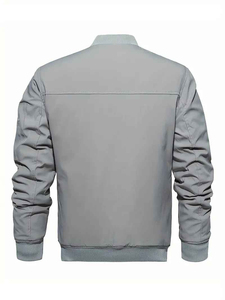 High Quality <b>Custom</b> Made Men's Vintage Bomber <b>Jacket</b> Logo Printed <b>Denim</b> <b>Jacket</b> Plus Size <b>Denim</b> Material <b>Jacket</b> Men - Product Image 2