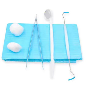 Instruments dentaires, kits dentaires, kit d'instruments dentaires manuels 4 pièces, acier de qualité médicale, certifié CE, grattoir dentaire, miroir buccal - Product Image 4