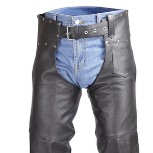 Pantalones de Montar Profesionales de Cuero Genuino para Mujer, de Talle Alto con Cierre de Botones, Lavado a Mano Personalizado, Pantalones de Equitación para Hombre y Mujer - Product Image 4
