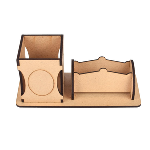 Organizador de Escritorio Rectangular de MDF para Bolígrafos y Lápices, Soporte para Bolígrafos de MDF, Accesorios de Escritorio - Product Image 1