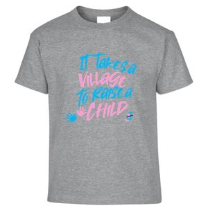 T-shirt gris à manches courtes et col rond pour tout-petits, décontracté, pour le jeu, l'école, confortable, à porter au quotidien, pour les activités - Product Image 1