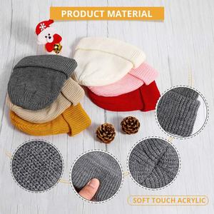 Y2K chapeau bonnets pour chapeau d'hiver chalutier tricot à revers crâne casquette hommes femmes Ski chapeau court bonnet rouleau pour pêcheurs bonnet - Product Image 6