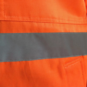 Men's Lightweight Breathable <b>SoftShell</b> Reflective <b>Hi</b> <b>Vis</b> Workplace Safety <b>Jacket</b> Waterproof Cotton Safety <b>Jacket</b> - Product Image 5