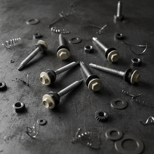 PDC Model 12 Hex Head Coarse Thread Self Drilling <b>Screws</b>-Carbon Steel Class 4.8 & 6.8 Zinc <b>Galvanized</b> - Product Image 1