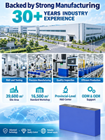Sel Baterai Lithium LiFePO4 3.2V Kapasitas Tinggi 628Ah untuk Kontainer Penyimpanan Energi dan Stasiun Daya Cadangan