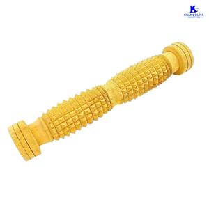 Rouleau de massage des pieds K-Star K515 en bois, forme en V, meilleur masseur de pieds en bois pour soulager la douleur, la réflexologie et la circulation sanguine - Product Image 3