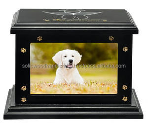 Handmade Funeral Wooden Urn for Pet <b>Ashes</b> Wood Cremation Urns for Cat and <b>Dog</b> <b>Ashes</b> - Product Image 4