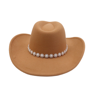 Traditional Wide Brim <b>Western</b> Cowboy <b>Hat</b> for Outdoor Ranch Rodeo Casual Fashion Country Style Everyday Wear - Product Image 3