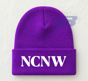 NCNW Sorority Winter Beanie Knitted <b>Cap</b> white 3D Embroidered Premium 1935 Unisex Warm Pointed Knit Winter Beanie <b>Cap</b> <b>Design</b> - Product Image 1