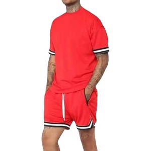2025 Latest Summer Men Set Fashion Patchwork <b>Shorts</b> Sets 2 Pieces Men <b>Shorts</b> Set Plus Size Activewear Tracksuits - Product Image 5