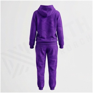 Conjunto Deportivo con Capucha para Mujer, Manga Larga, Color Sólido, Pantalones Casuales con Cordón y Bolsillos, Ropa de Otoño - Product Image 2