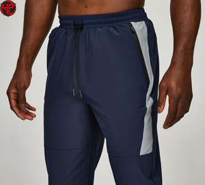 Conjunto Deportivo para Hombre, Chaqueta Impermeable con Capucha y Estampado de Bloques de Color, Pantalones Deportivos de Secado Rápido para Correr - Product Image 5