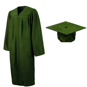Toga y Birrete de Graduación Personalizados con Logotipo, para Adultos, Unisex, Uso Escolar, 100% Poliéster, Diseño Transpirable, Detección de Agujas, OEM - Product Image 1