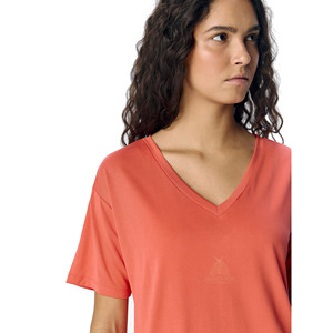 Camiseta de Verano con Cuello en V para Mujer, Transpirable y de Secado Rápido, 100% Algodón Orgánico, Estilo Hip Hop, Colores y Tallas Personalizables - Product Image 4