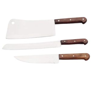 Ensemble de couteaux de cuisine haut de gamme, lames de chef en acier inoxydable tranchantes pour couper la viande, le poisson, les légumes, les fruits, trancher, hacher, préparer les aliments - Product Image 1