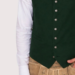 Chalecos Bávaros Tradicionales Reversibles, Transpirables, de Tela Resistente, para la Temporada de Primavera, Ropa Festiva para Hombre, Alta Calidad, Venta al Por Mayor - Product Image 6