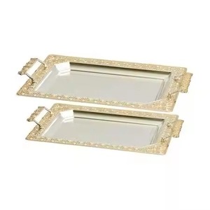 Bandeja de Servicio de Acero Inoxidable de Alta Resistencia, Plato Metálico para Cocina, Catering y Suministros para Hoteles - Product Image 3