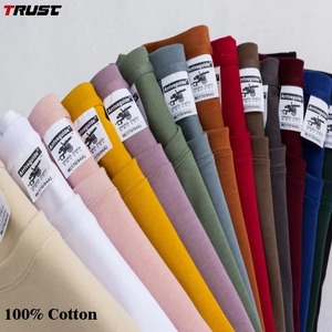เสื้อยืดสตรีทแวร์ผ้าฝ้าย 100% คุณภาพสูง 280 แกรม พิมพ์ลายกราฟิกทรงโอเวอร์ไซส์ หนัก ทนทาน ซักย้อมสีแบบแอซิดวอช ตัดเย็บแบบครอป พิมพ์ลายตามสั่ง เสื้อยืดผู้ชาย - Product Image 3