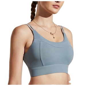 เสื้อชั้นในกีฬาผู้หญิงแบบใหม่ สำหรับวิ่ง ออกกำลังกาย ซับแรงกระแทก ปรับระดับได้ สายไขว้หลัง เหมาะสำหรับฟิตเนส ยิม โยคะ - Product Image 1