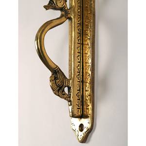 Soporte de montaje de diseño de pavo real de latón de 9 pulgadas hecho a mano para colgar en la pared hecho en India - Product Image 3