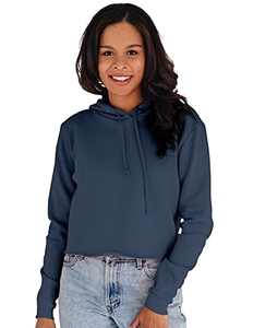 Sudadera Corta con Capucha para Mujer, OEM ODM, Sudadera Oversize con Hombros Caídos, Sudadera con Estampado Personalizado para Mujer - Product Image 1