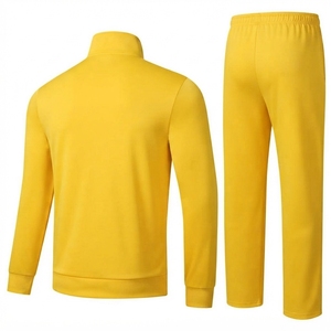 Vêtements de sport décontractés, coupe classique, couleur unie, respirant, en polyester, pour l'automne, taille confortable, vêtements athlétiques décontractés, coupe classique, usage quotidien - Product Image 2