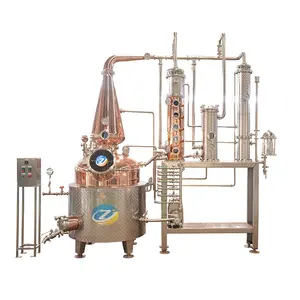 ZJ 500L whisky distillation machine gin maison distillateur rhum alcool distillateur encore vente pour équipement de distillerie
