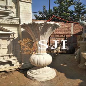 Maceta de FRP con Pedestal para Flores Artificiales, Color Personalizado, Duradera, Ligera, para Jardín Interior/Exterior - Product Image 6