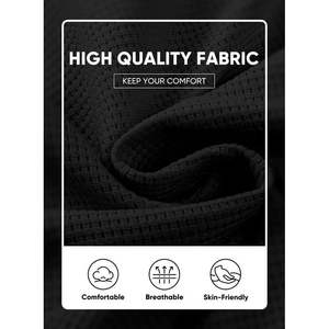 2025 <b>Men's</b> Athletic <b>Shorts</b> Casual Elastic Waist Drawstring Stretch Waffle Beach Running Sweat Gym <b>Shorts</b> Size XS - Product Image 6