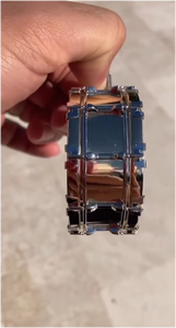 Pendentif photo rond grande taille 2025 entièrement serti de pierres, collier commémoratif pour hommes et femmes - Product Image 5